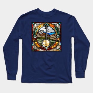 Metallic Banjo in Nature Long Sleeve T-Shirt